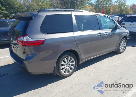 2017 Toyota Sienna Xle Premium 7 Passenger from USA, damaged, VIN 5TDDZ3DC2HS153596